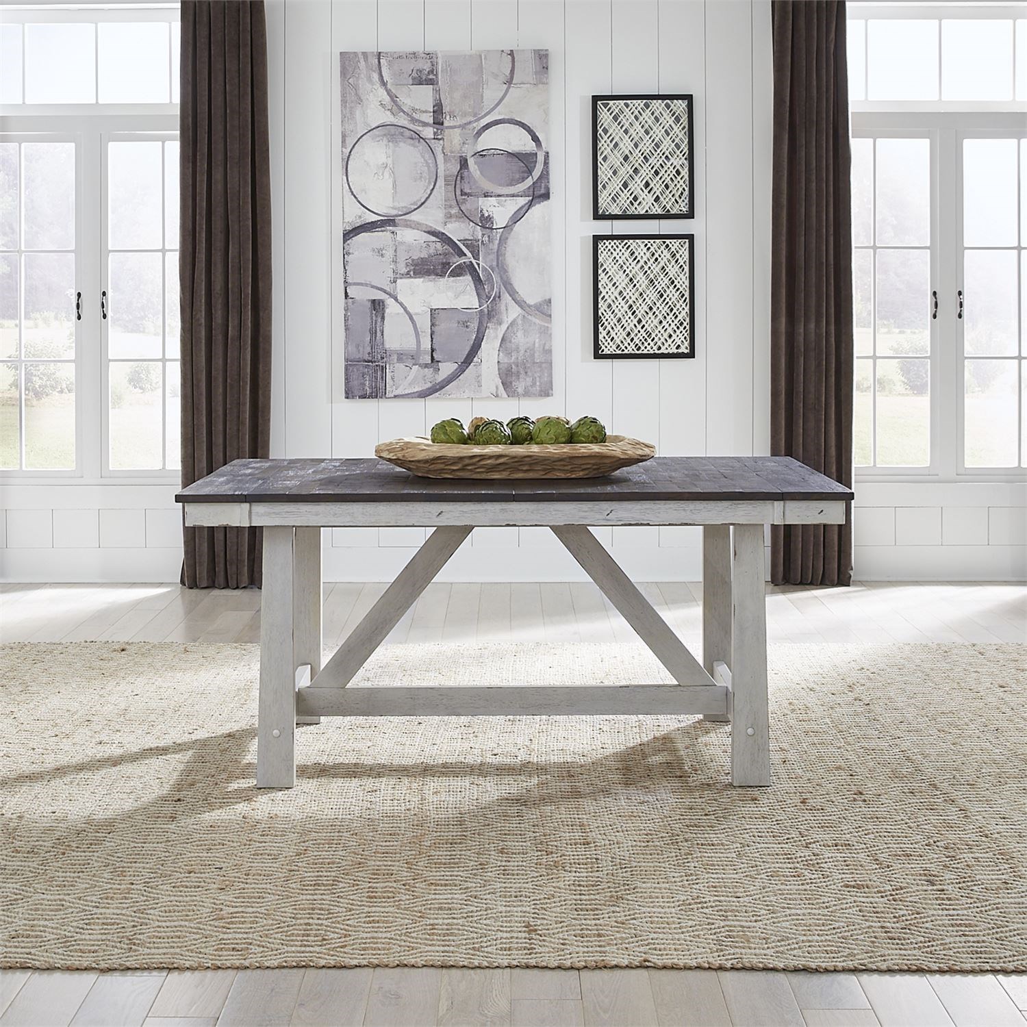 Liberty Furniture Farmhouse Trestle Table Sheely's Furniture